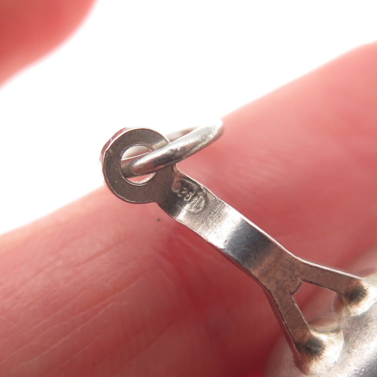 925 Sterling Silver Vintage Caracas Gondola 3D Mini Charm Pendant