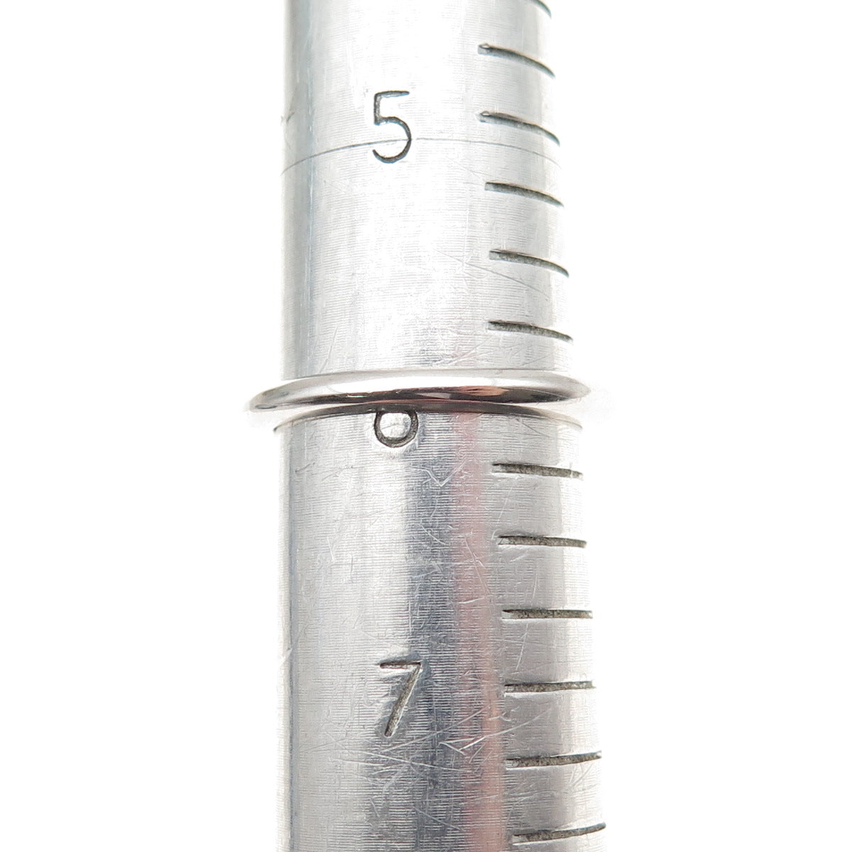 925 Sterling Silver Triangle-Cut C Z Engagement Ring Size 6