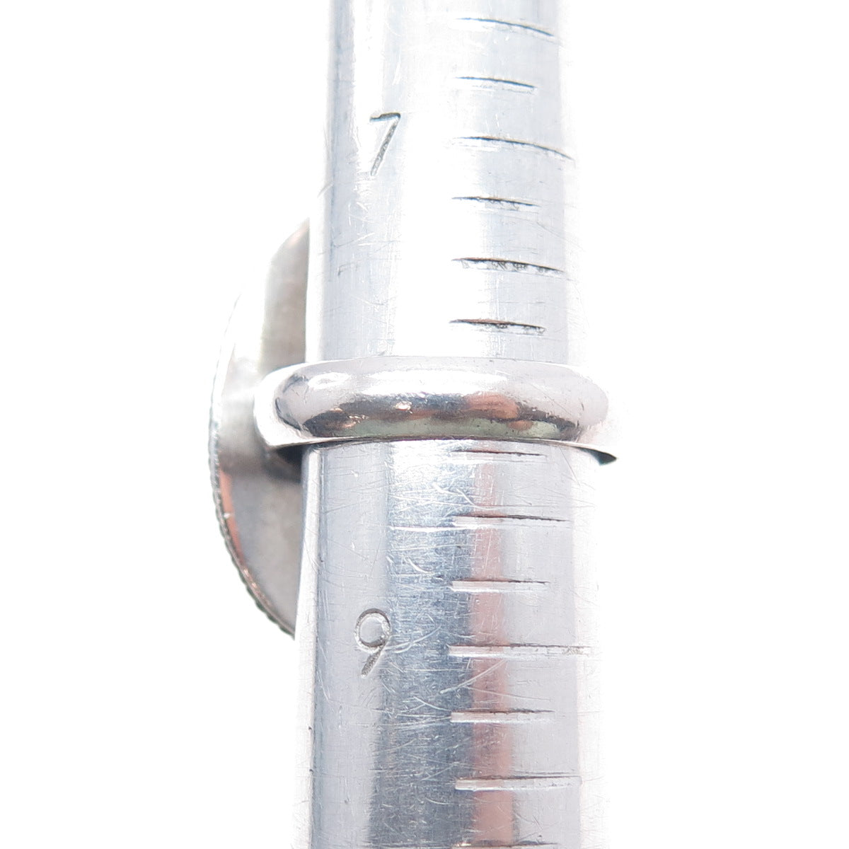 925 Sterling Silver Vintage Real Royston Turquoise Beaded Ring Size 8.25