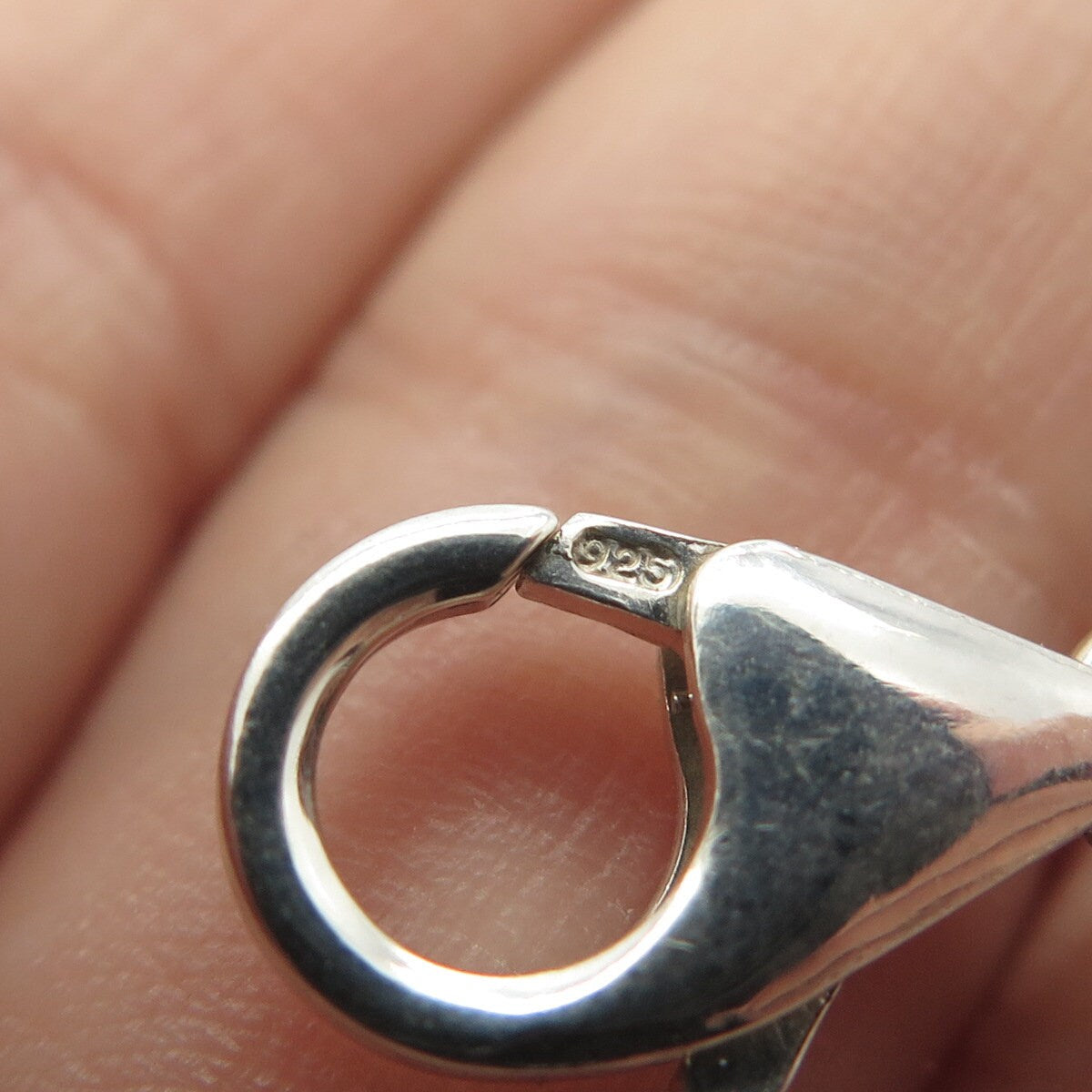 925 Sterling Silver Vintage Fob Key Holder