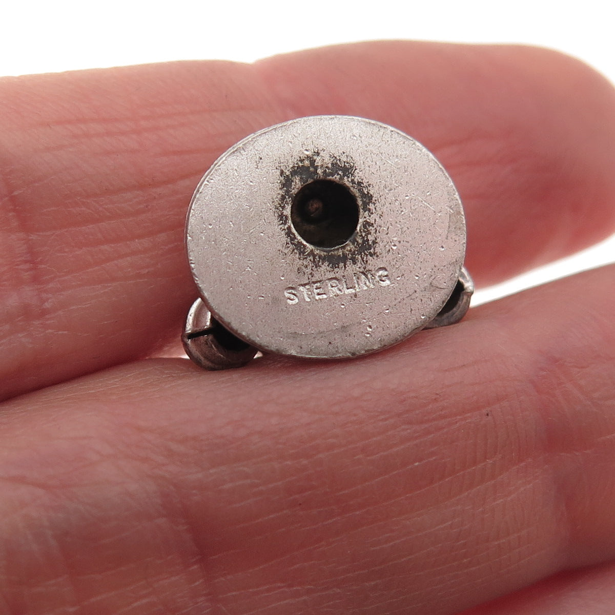 925 Sterling Silver Antique Art Deco Rotary Phone I Love You 3D Mini Pendant