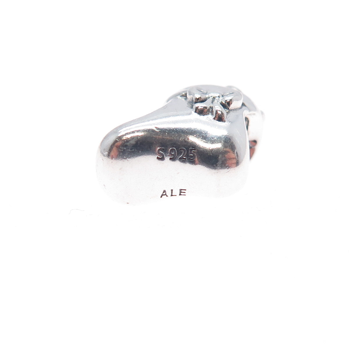 PANDORA 925 Sterling Silver Santa's Stocking Slide Bead Charm