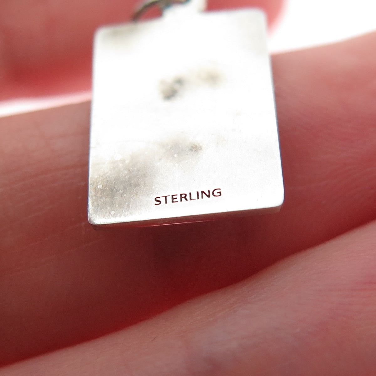 925 Sterling Silver Enamel Too Stubborn To Ask For Directions Minimalist Pendant