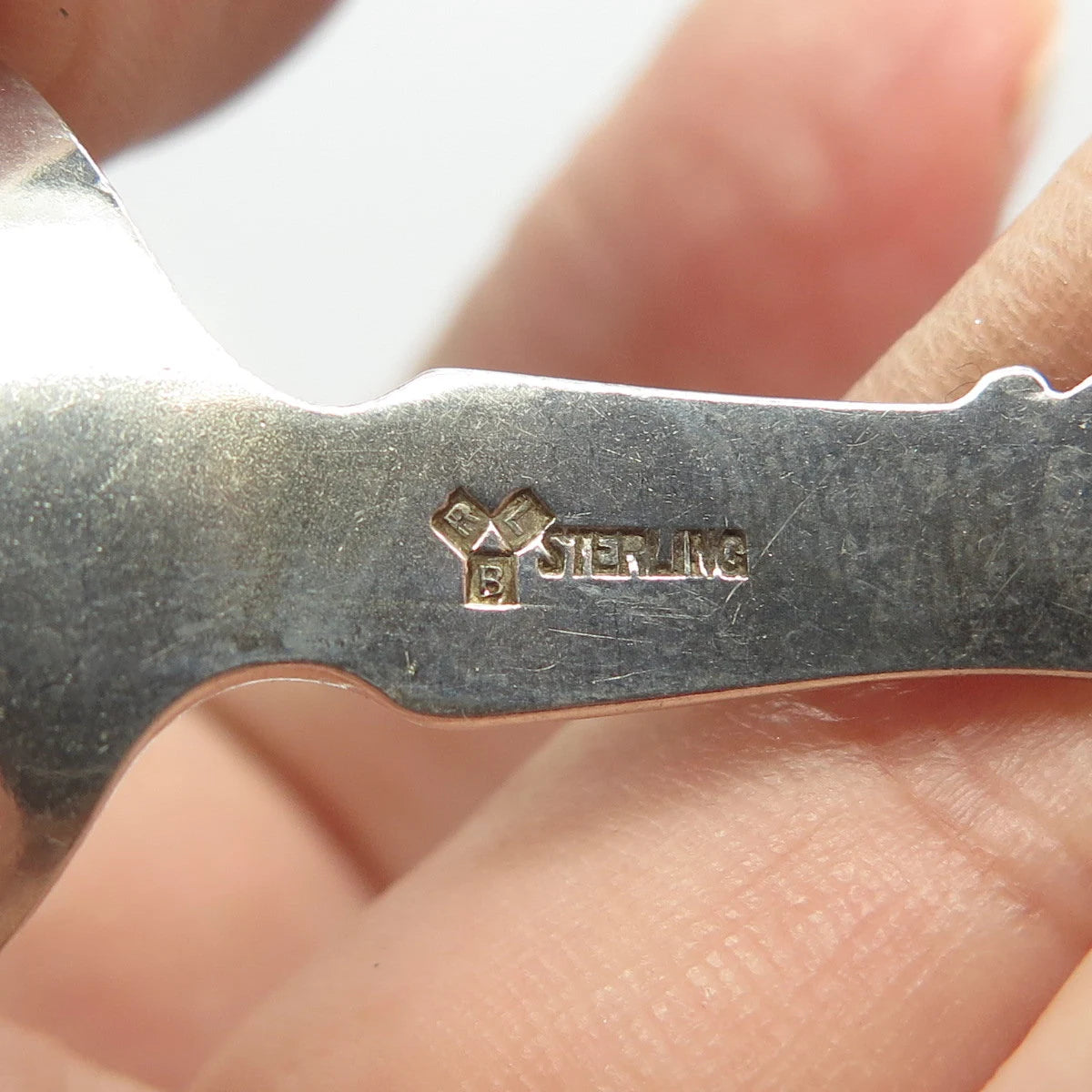 925 Sterling Silver Antique Art Deco Bangor High School Lunt States Cities Spoon