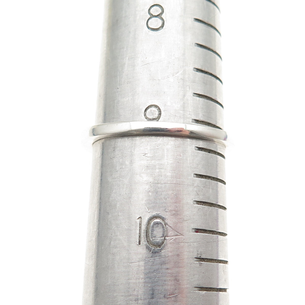 925 Sterling Silver Oval-Cut Blue & Round-Cut White C Z Ring Size 9.25