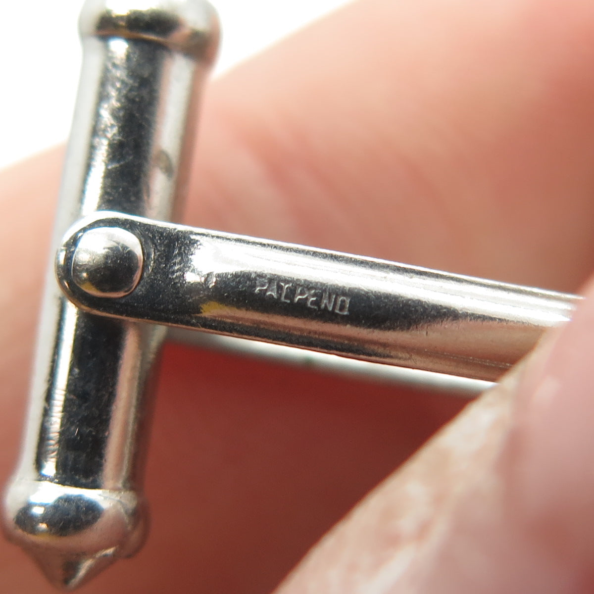 925 Sterling Silver Antique Art Deco Monarch Butterfly Wing Sunset Cufflinks