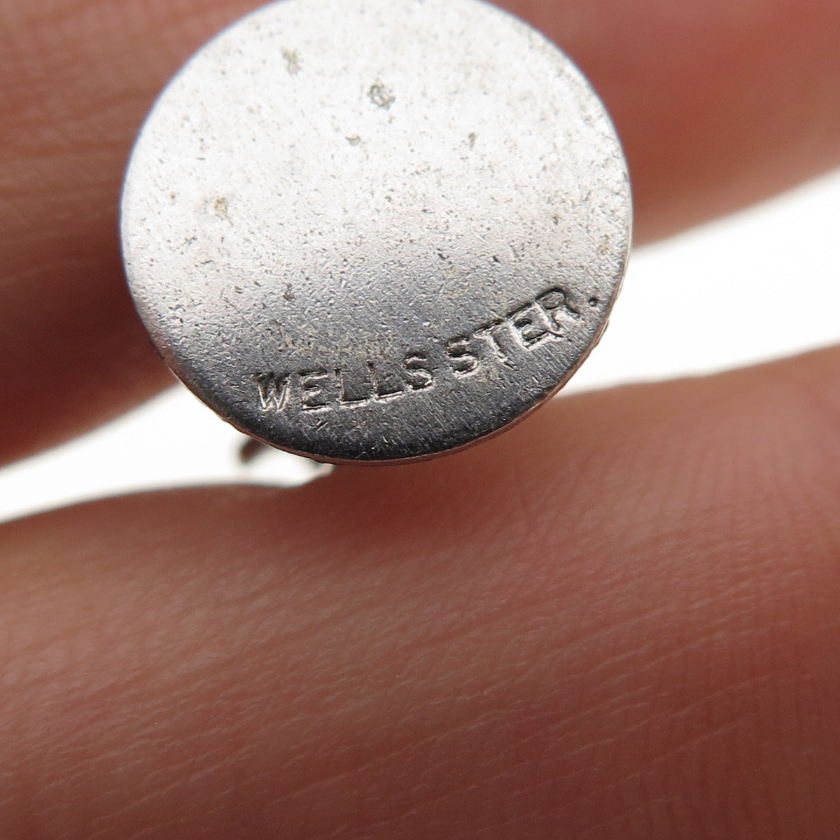 WELLS 925 Sterling Silver Vintage Retro Candlestick Phone 3D Charm Pendant