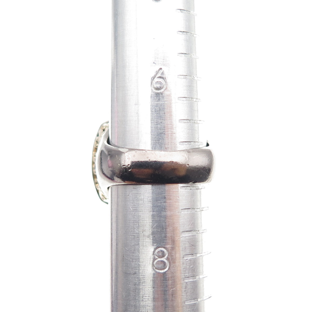 MICHAEL VALITUTTI Gems En Vogue Sterling 2-Tone Sapphire Hematite Ring Size 7.25