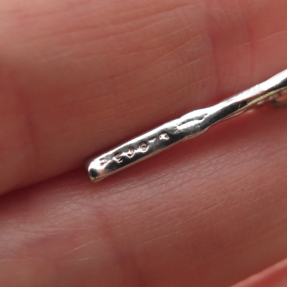 925 Sterling Silver Vintage Tennis Racket Charm Pendant