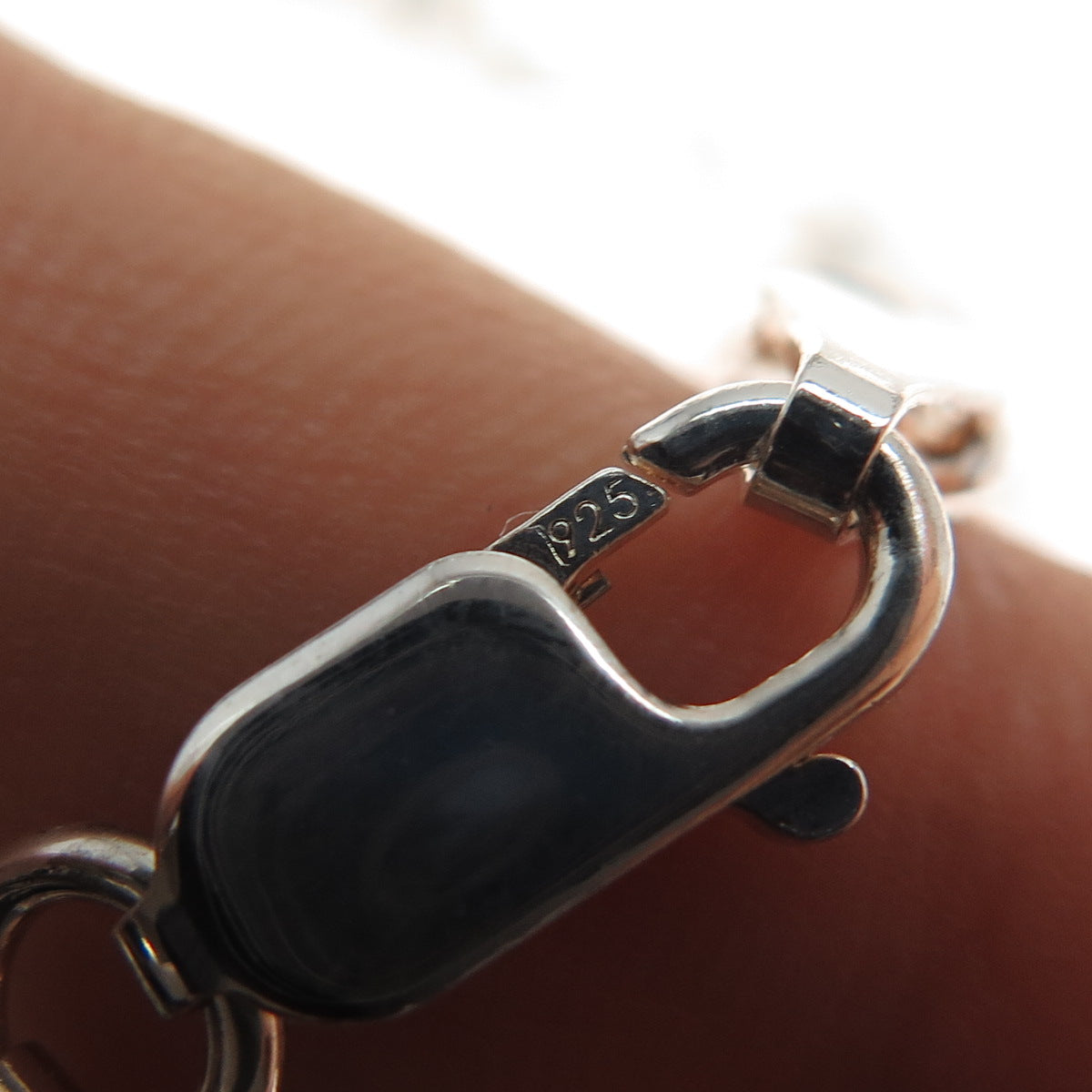 925 Sterling Silver Vintage Italy Figaro Chain Necklace 24"