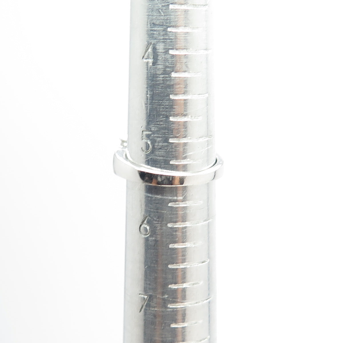 925 Sterling Silver Pave C Z Ring Size 5.5