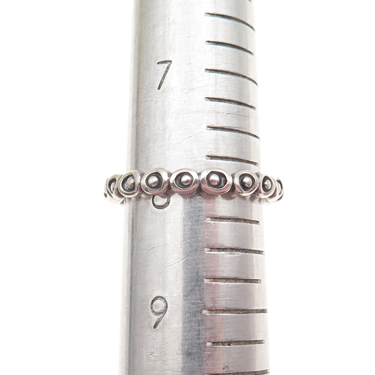 PANDORA 925 Sterling Silver Celebration Band Ring Size 8