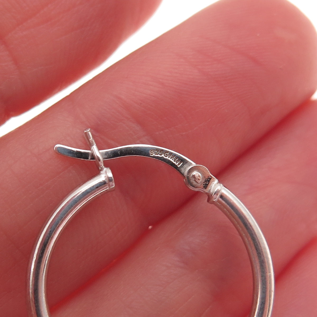 925 Sterling Silver Hoop Earrings