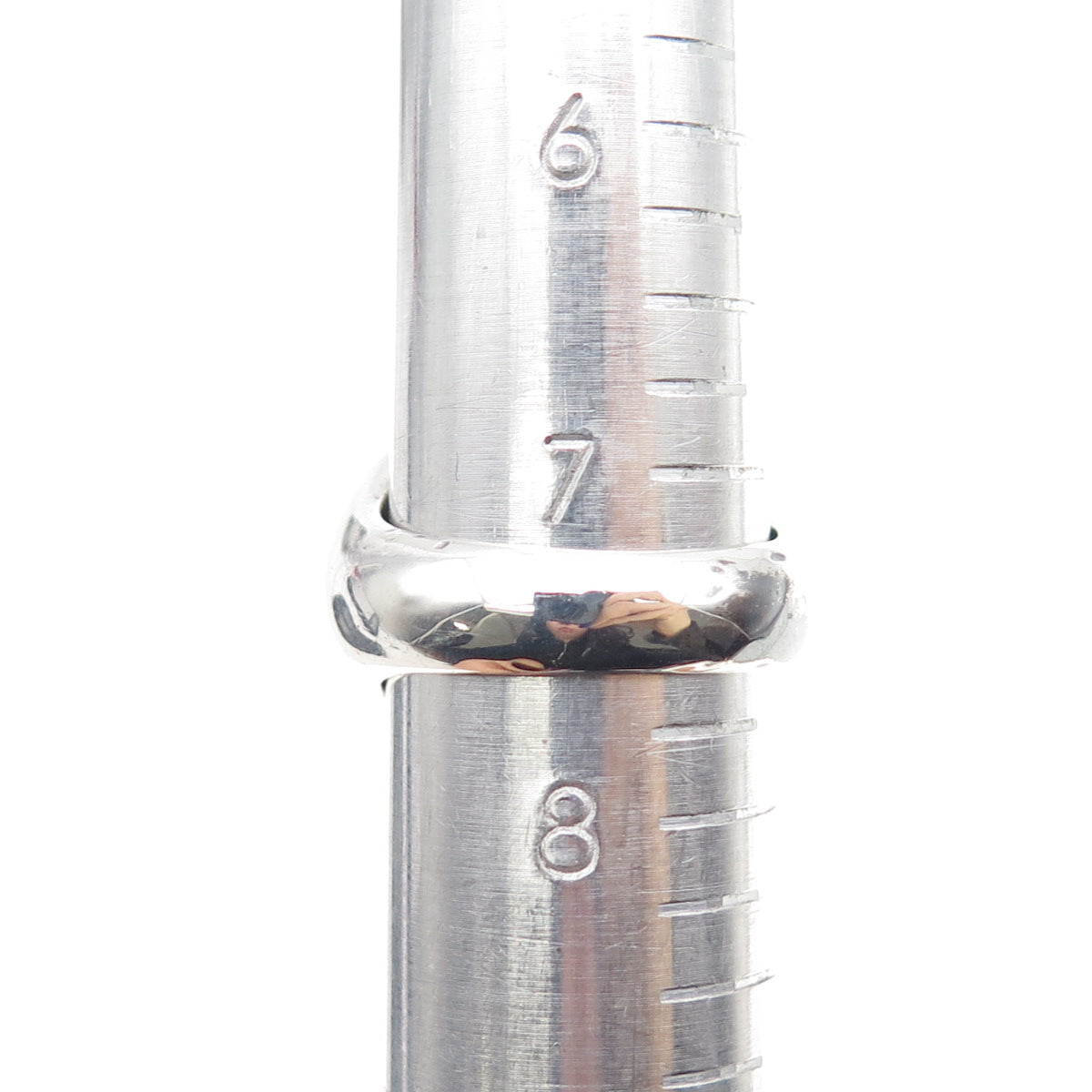 925 Sterling Silver Vintage EMA Real Black Onyx Ring Size 7.5