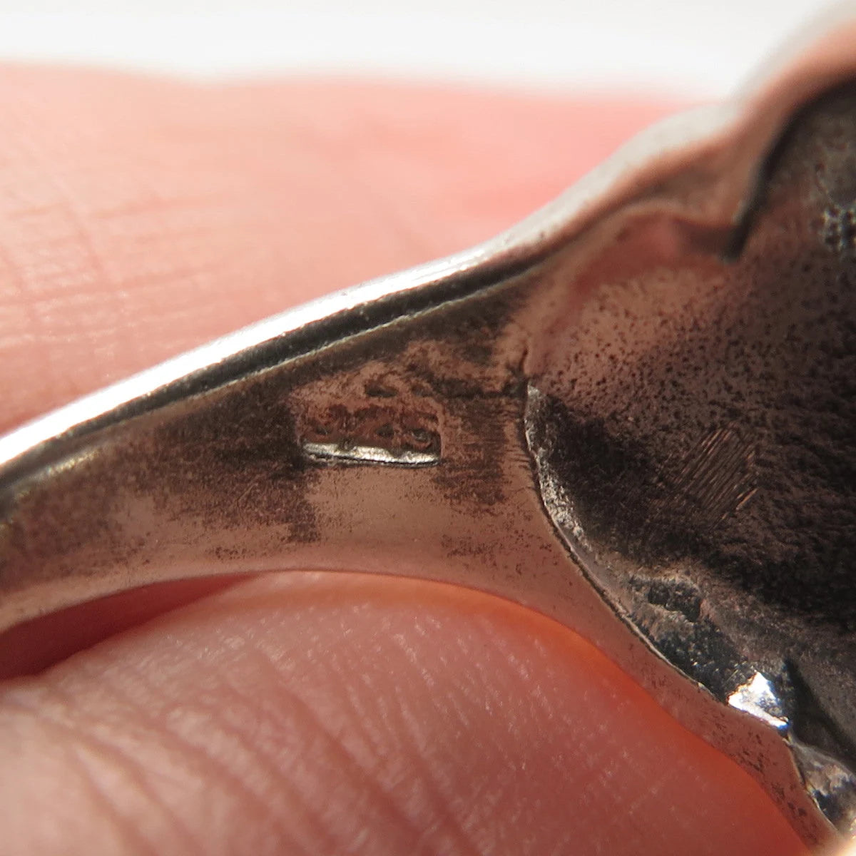 925 Sterling Silver Vintage American Football Ball Ring Size 6.75