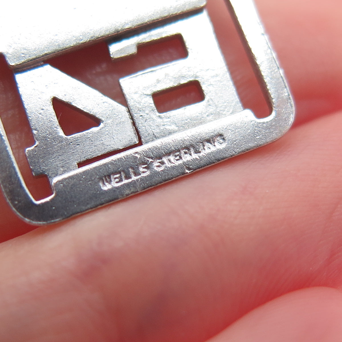 WELLS 925 Sterling Silver Vintage Class of 1964 Mini Charm Pendant