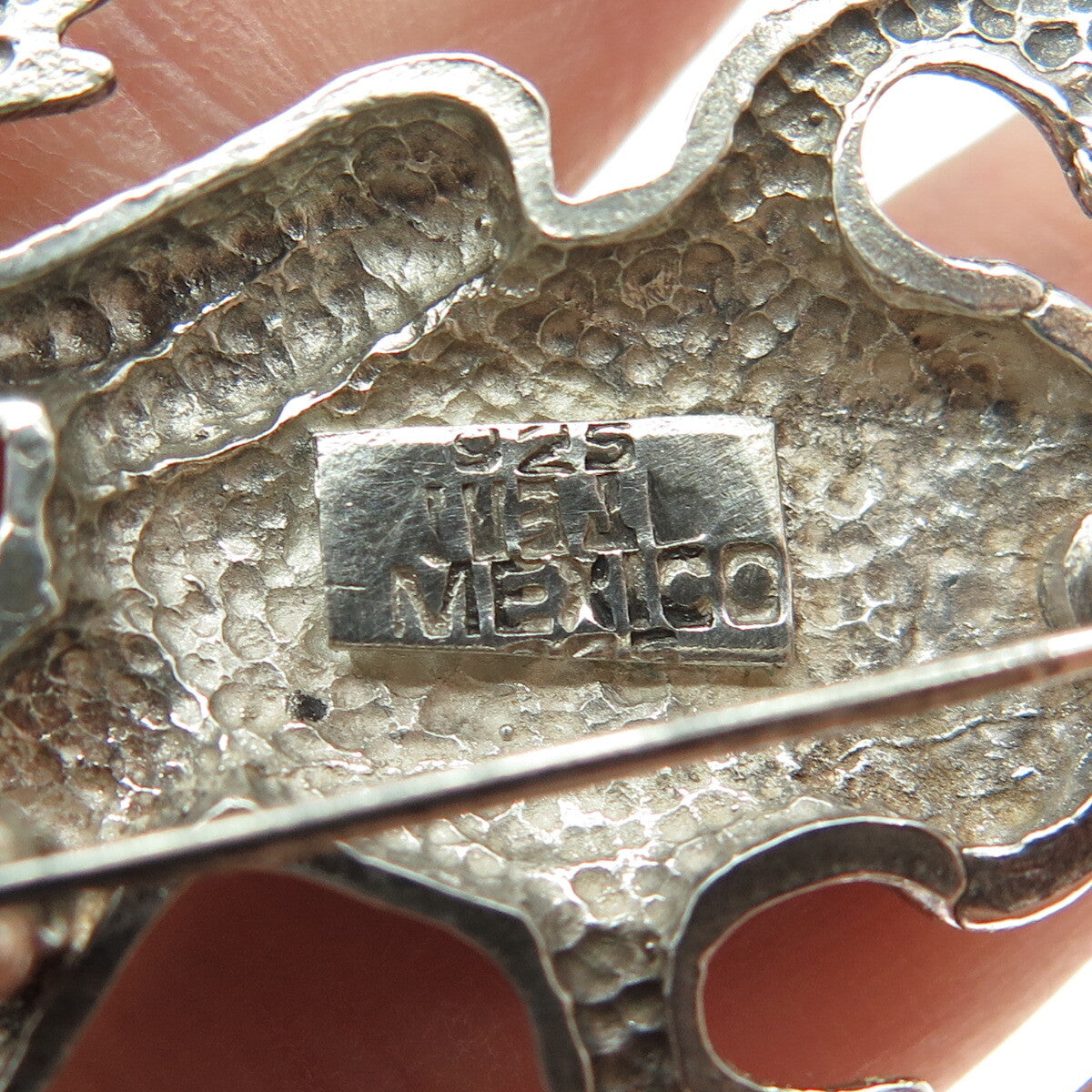 925 Sterling Silver Vintage Mexico Frog For Good Luck Pin Brooch