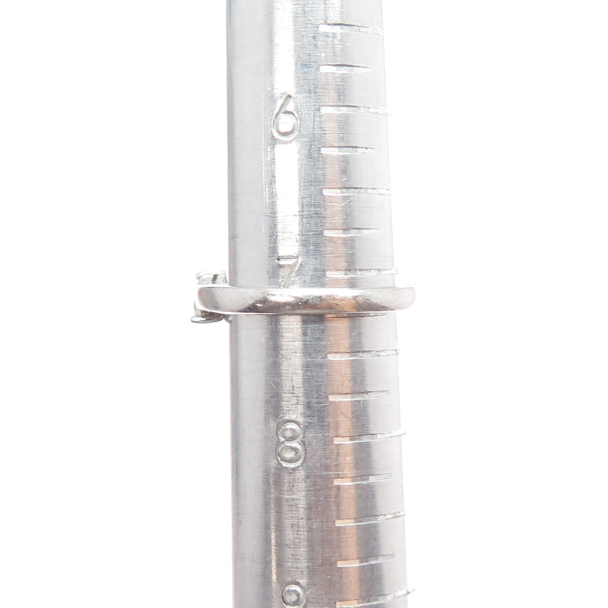 925 Sterling Silver Marquise-Cut C Z Ring Size 7.25