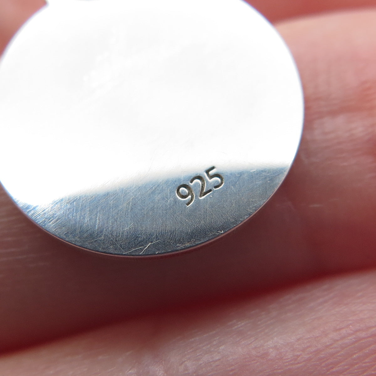 925 Sterling Silver Enamel California State Map Round Minimalist Charm Pendant