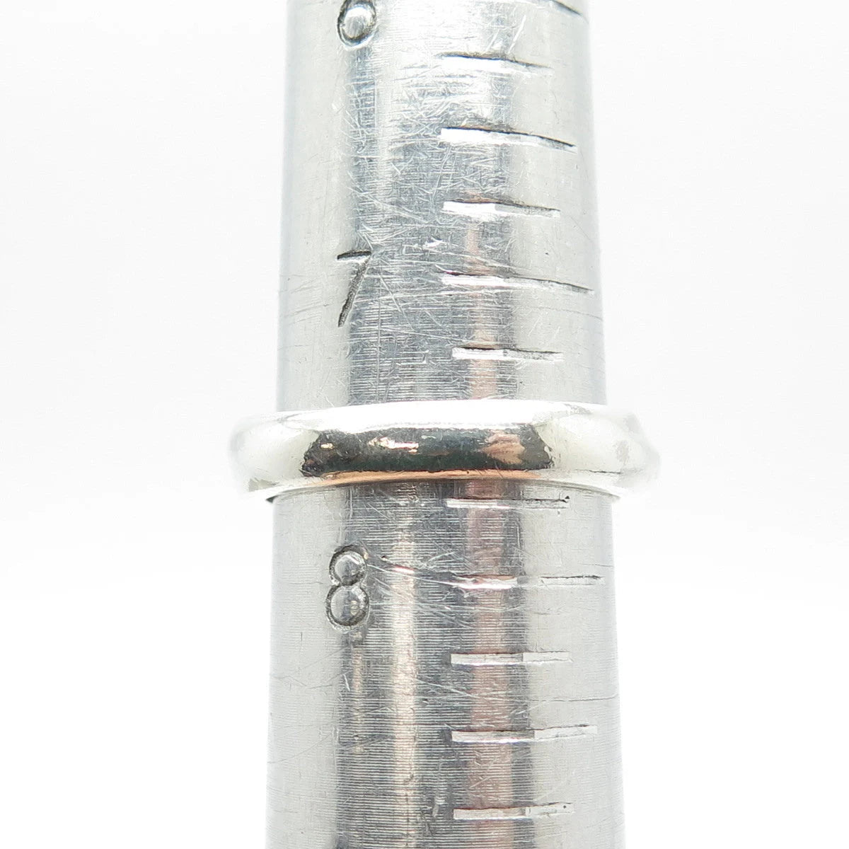 925 Sterling Silver Vintage Overlap Ring Size 7.75