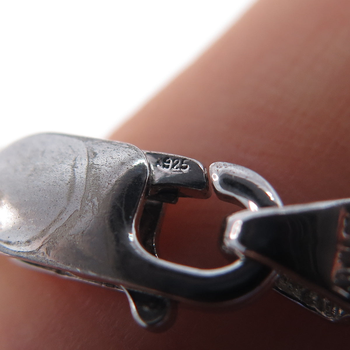 KREMENTZ 925 Sterling Silver Vintage Italy Modernist Arrow Chain Necklace 18"