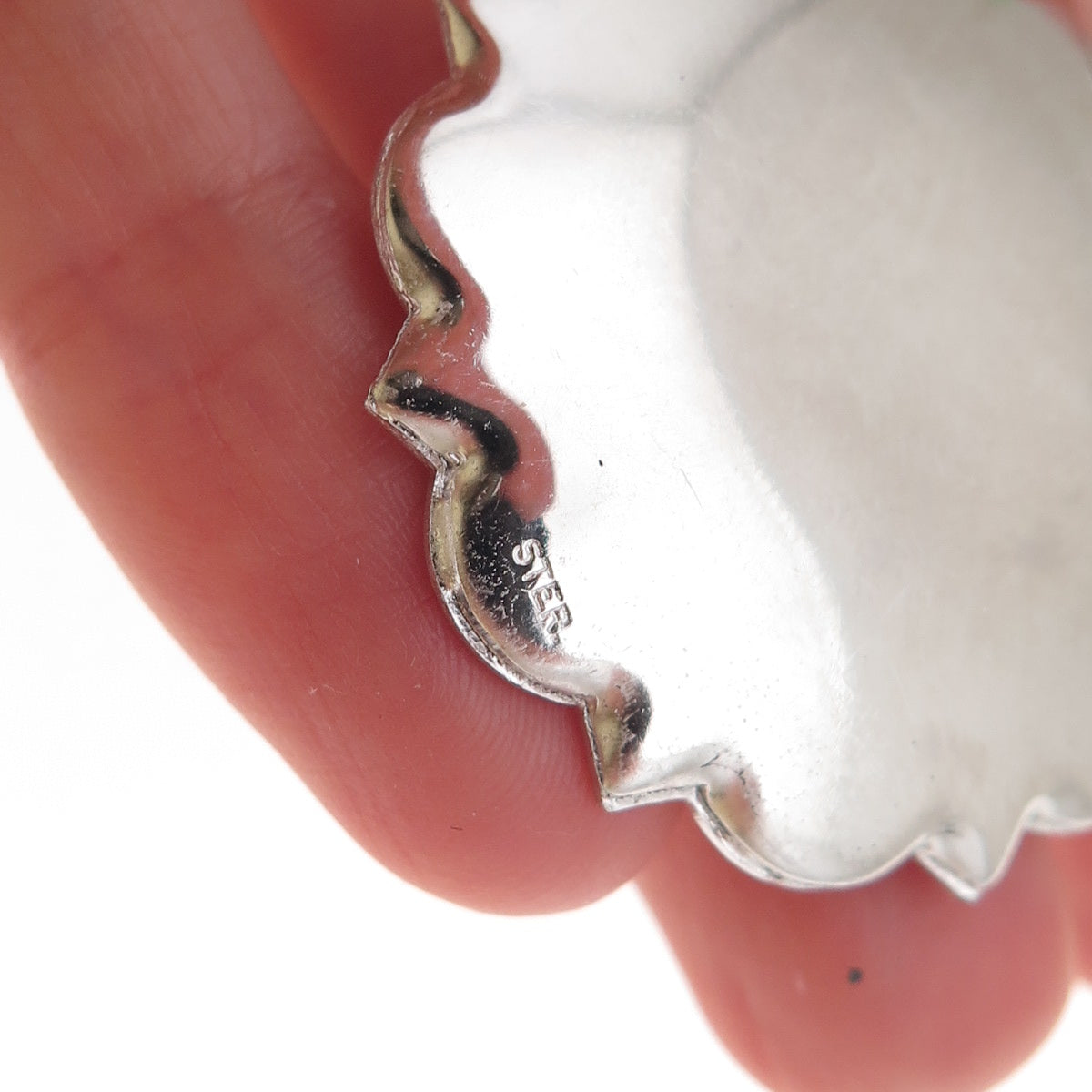 925 Sterling Silver Vintage Prayer Hands Religious Charm Pendant