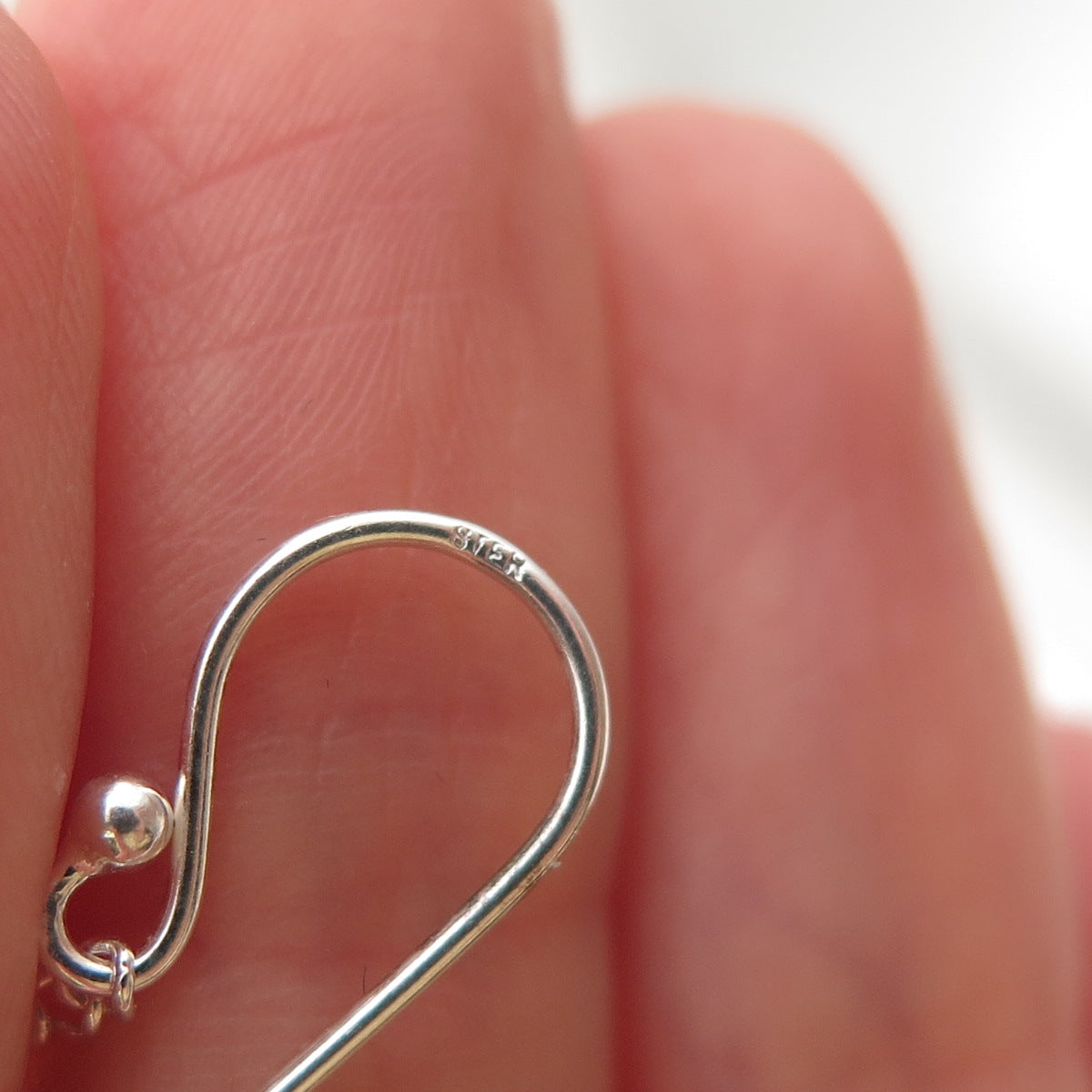 925 Sterling Silver Interlocked Circle Dangle Earrings