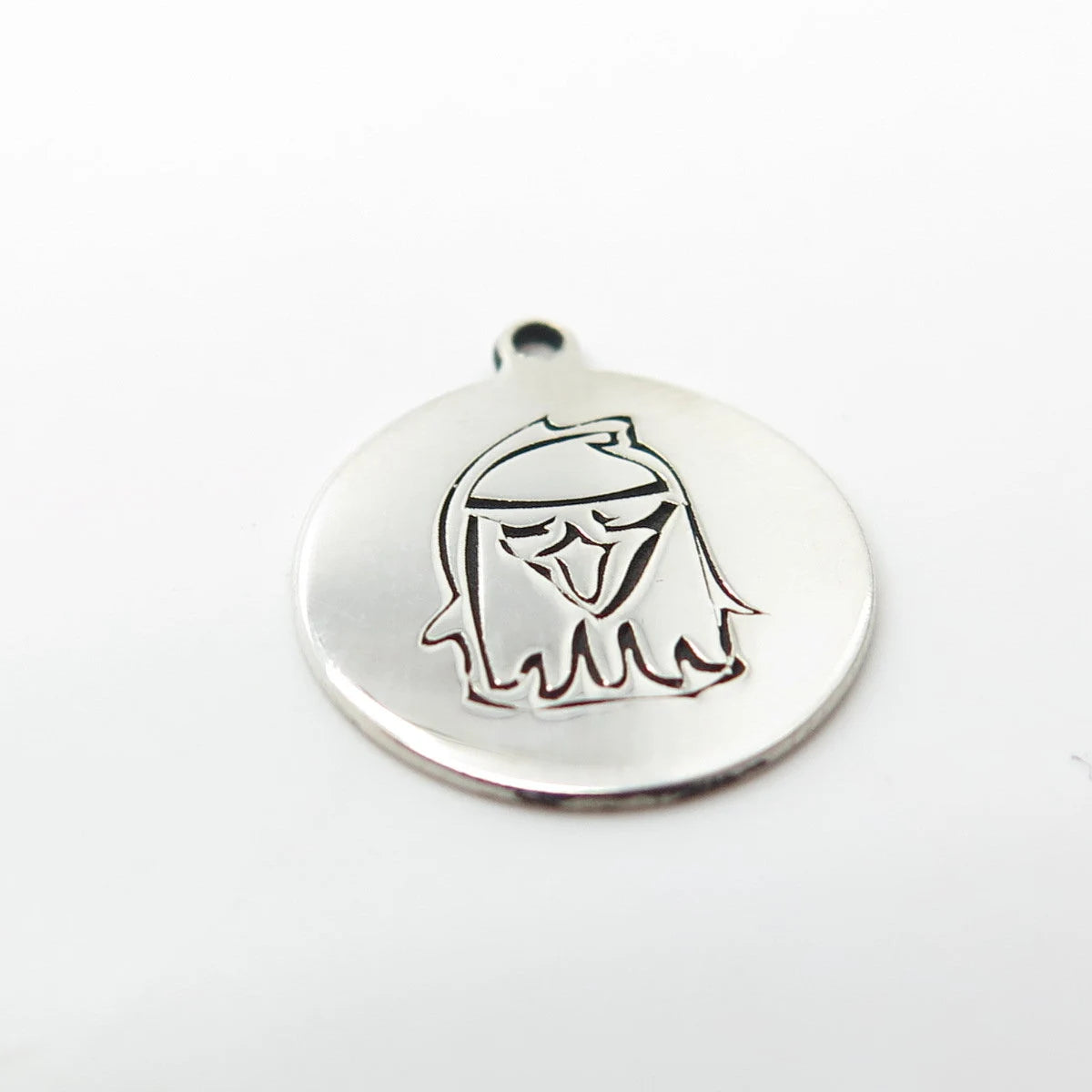 925 Sterling Silver USA Two In Town Eagle Bird Charm Pendant
