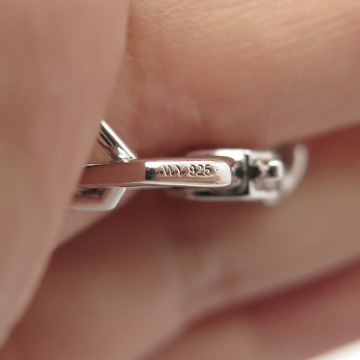 925 Sterling Silver With You Lockets Curb Link Bracelet 8"
