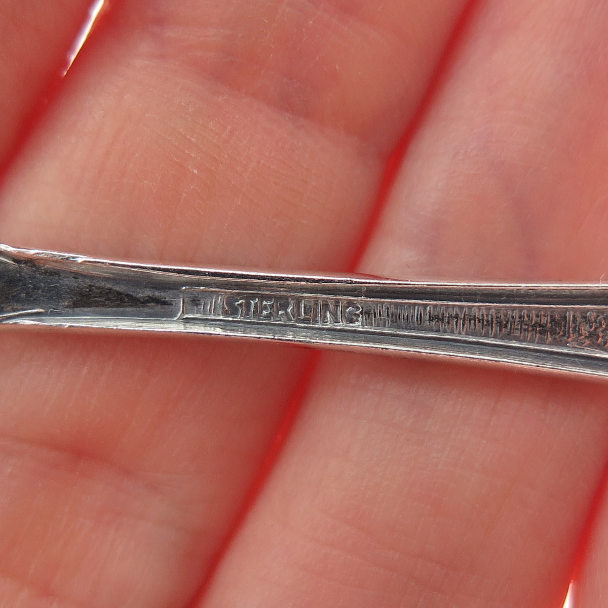 925 Sterling Silver Antique Art Deco Seal of Buffalo States Cities Coffee Spoon
