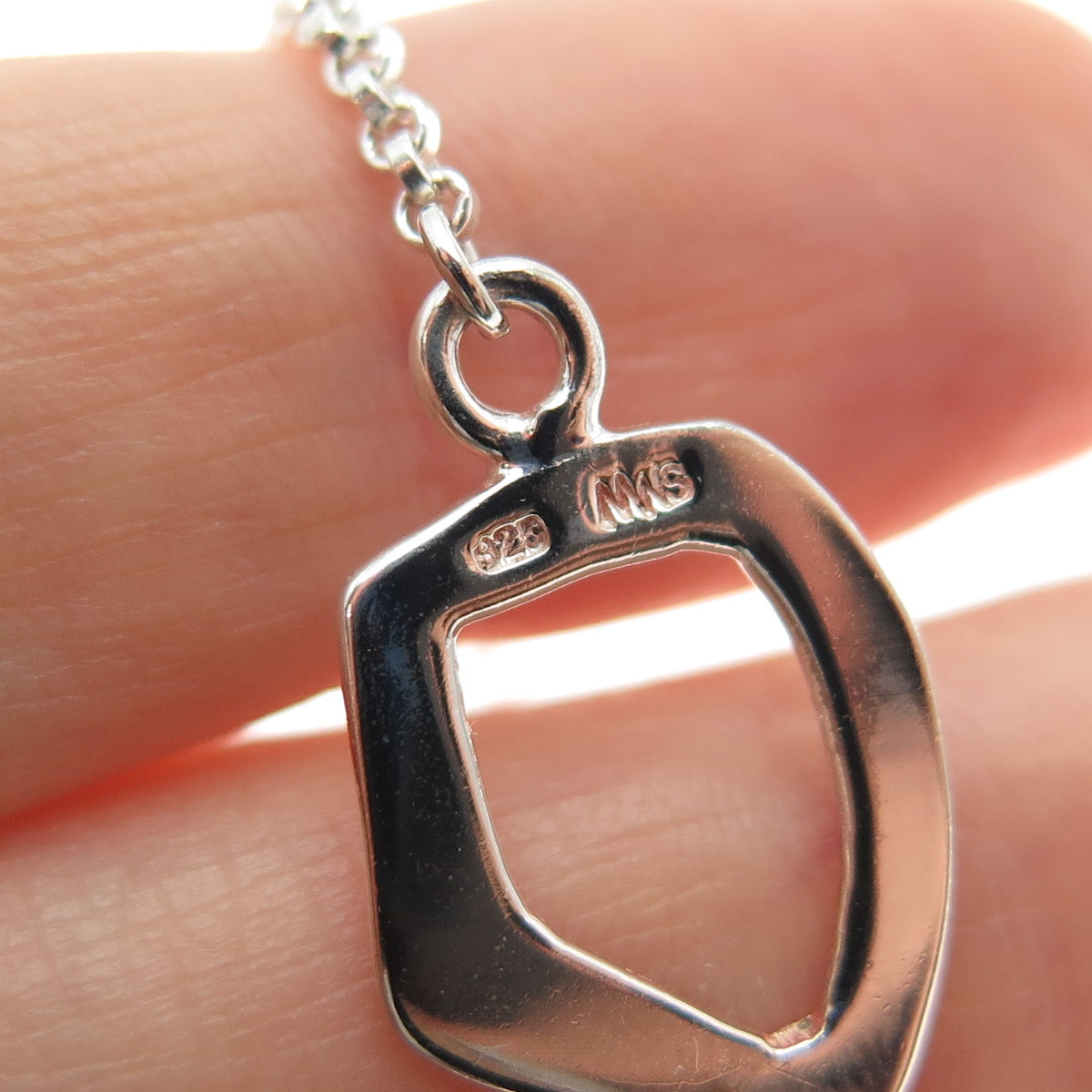 MWS Mark Wasserman Samara 925 Sterling Silver Vintage Modernist Bracelet 7"