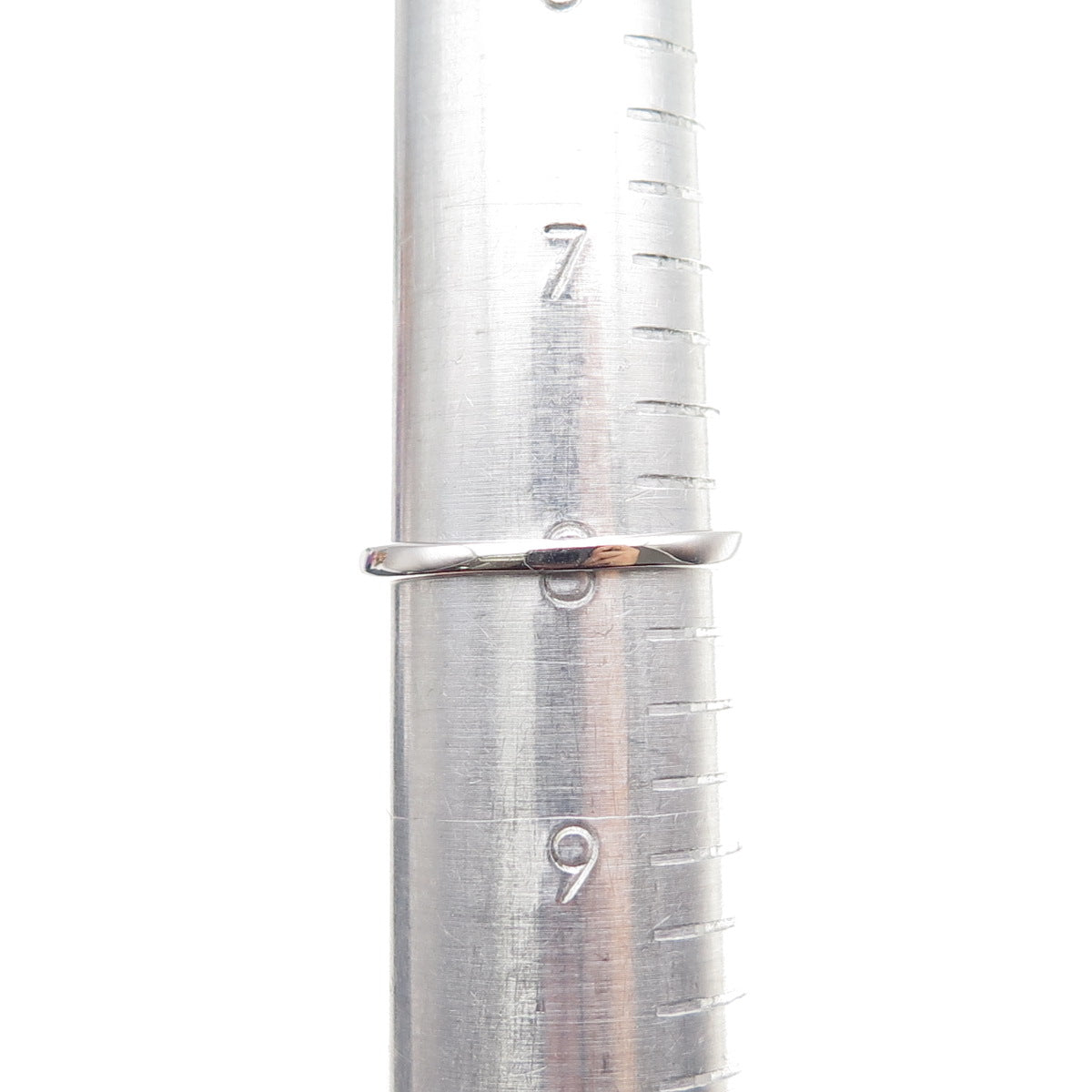 925 Sterling Silver Round-Cut C Z Promise Ring Size 8