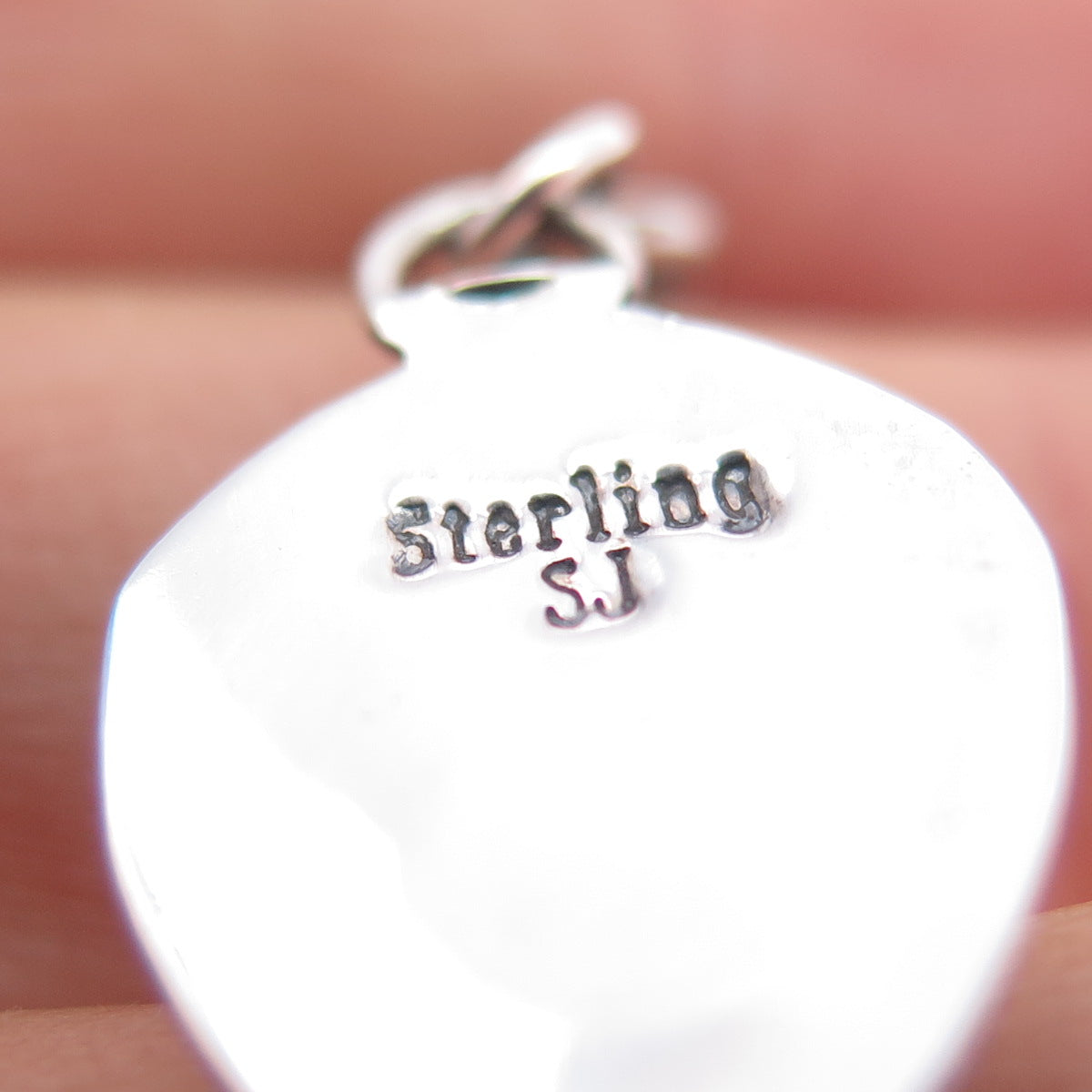 S. John Navajo Old Pawn Sterling Silver Vintage Turquoise Bear Paw Bracelet 7"