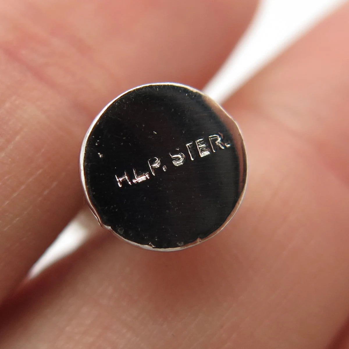 925 Sterling Silver Vintage H.L.P. Tower Pendant