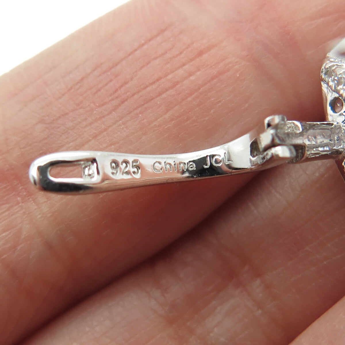 925 Sterling Silver Round-Cut C Z Earrings