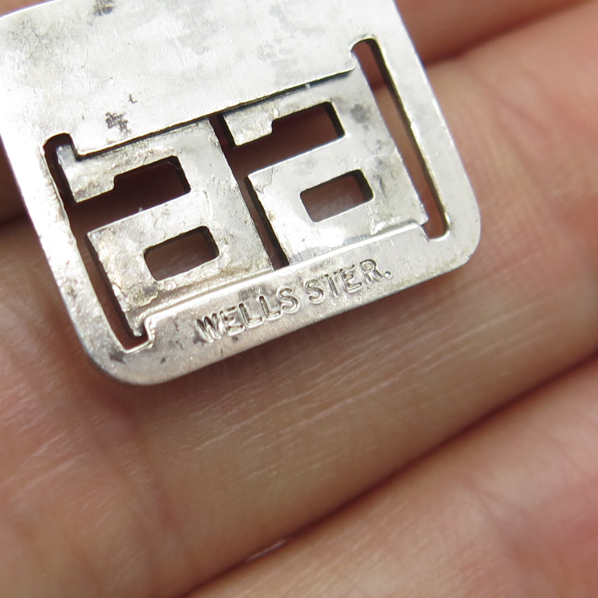 WELLS 925 Sterling Silver Vintage "Class of 1966" Charm Pendant