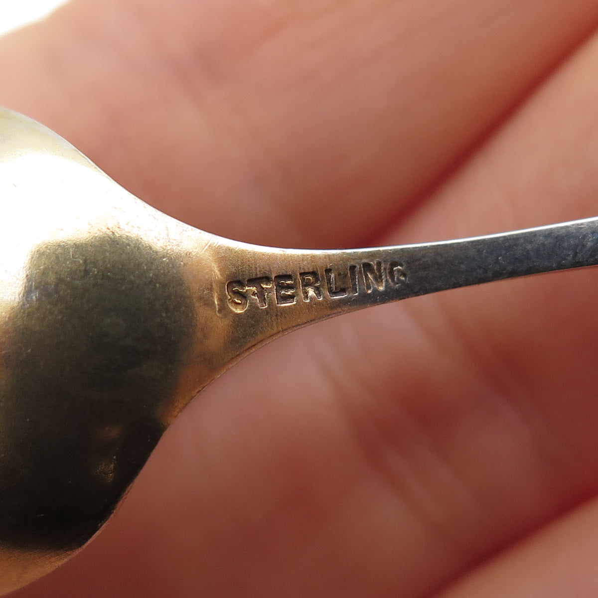 925 Sterling Silver Antique Art Deco Milwaukee Wisconsin Coffee Spoon