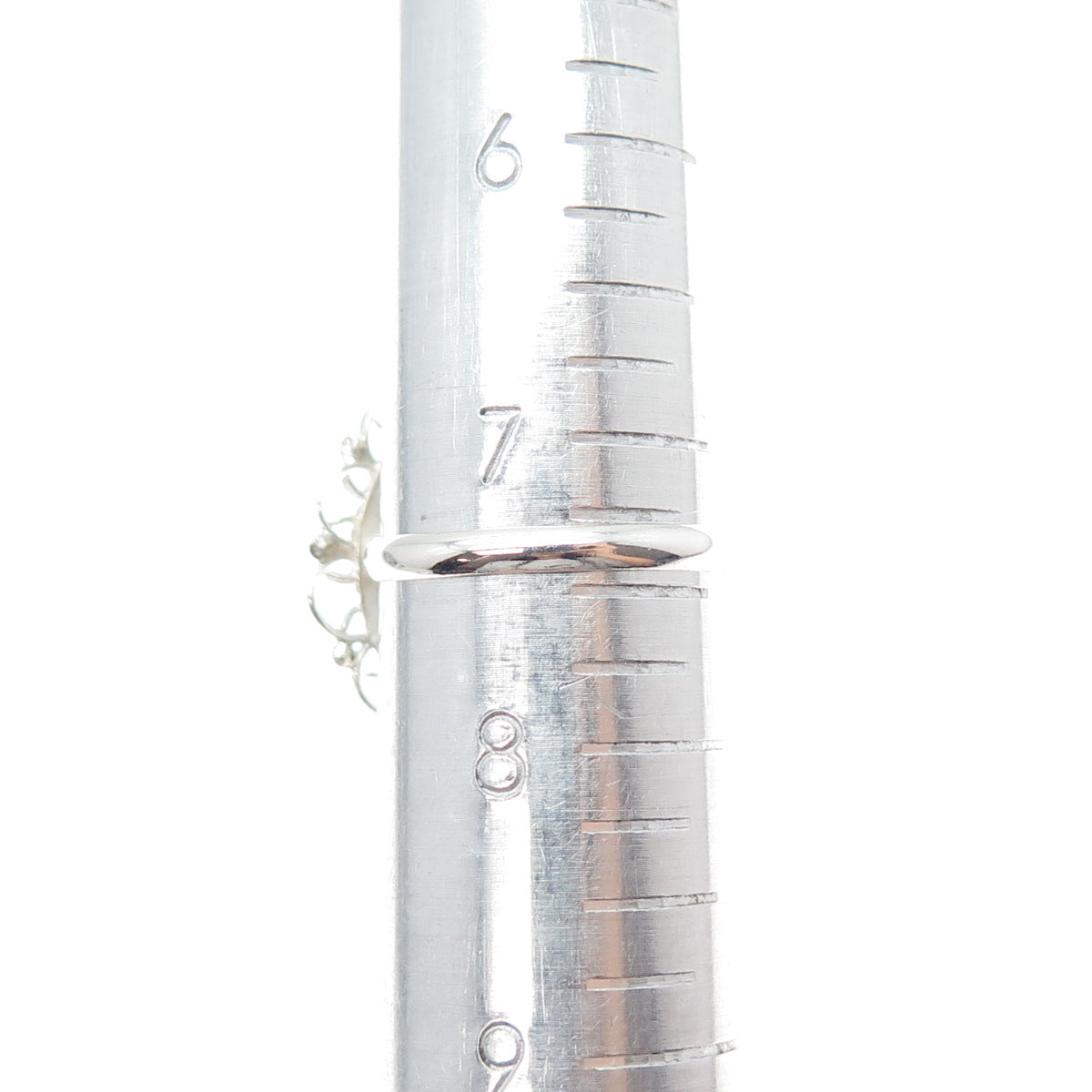 925 Sterling Silver Vintage Mexico Faux Turquoise Filigree Flower Ring Size 7.5