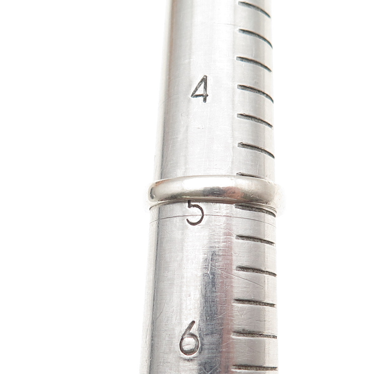 925 Sterling Silver Vintage Classic Wedding Band Ring Size 5
