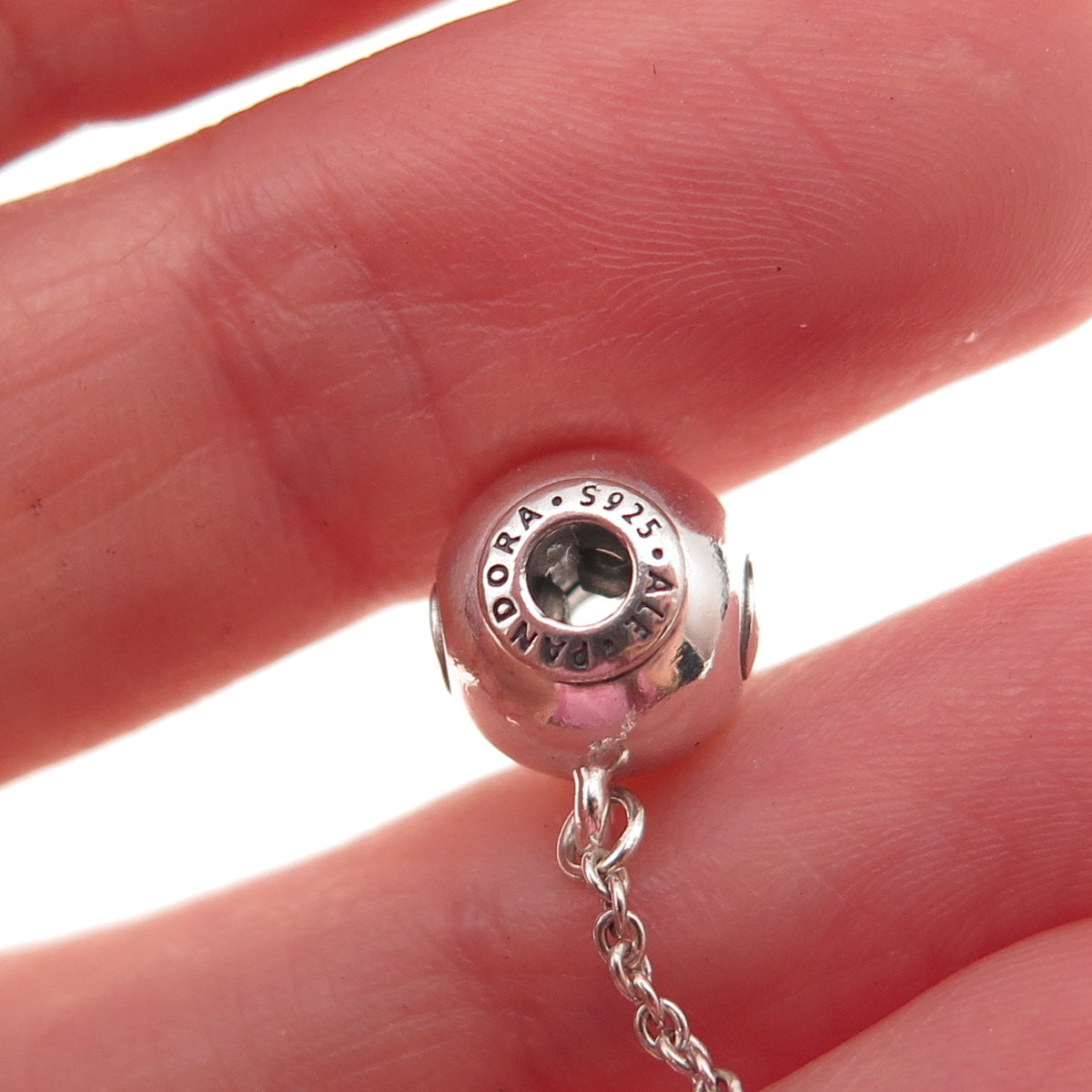 Pandora 925 Sterling Silver Essence Safety Chain