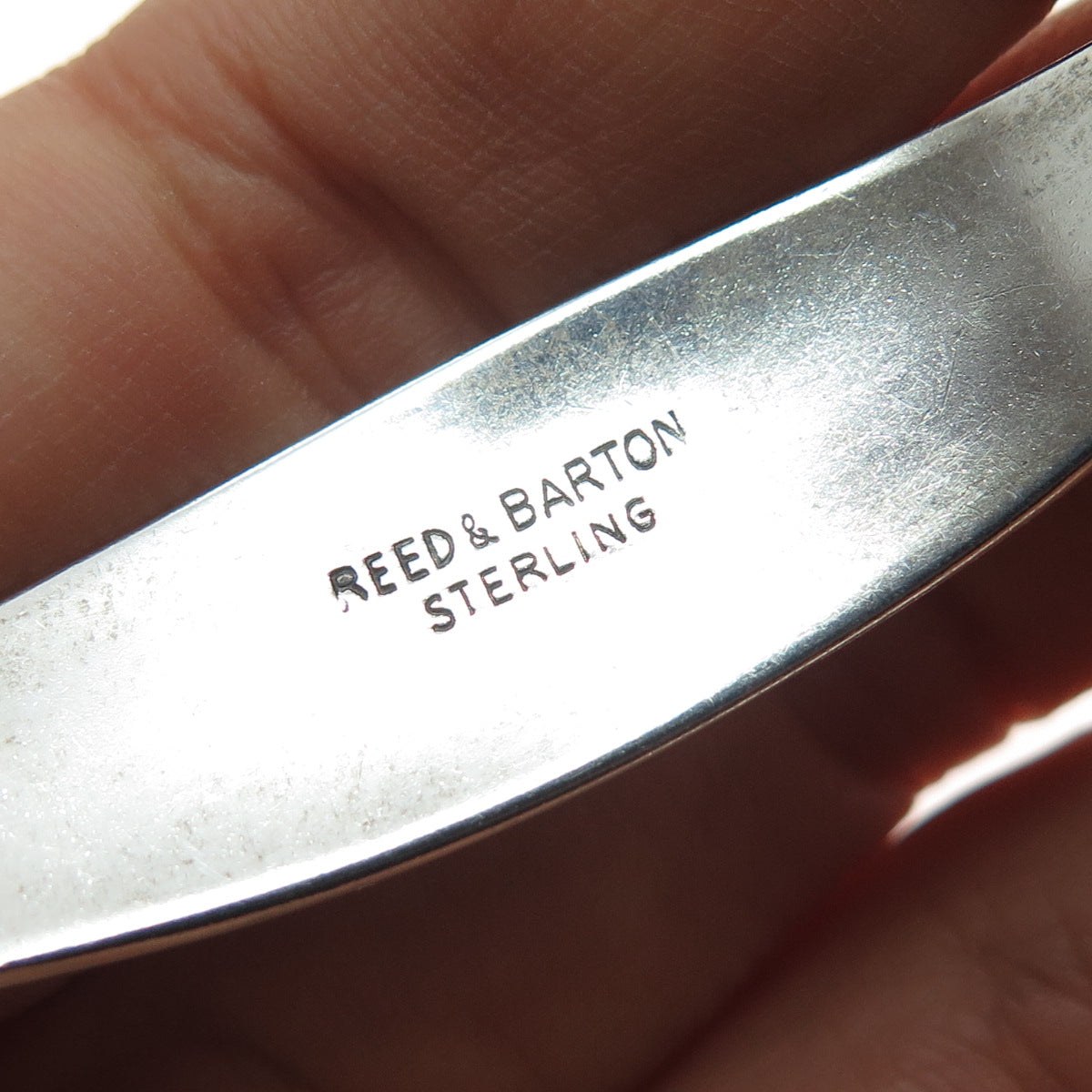 REED & BARTON 925 Sterling Silver Vintage 1955 Tara Adjustable Bracelet 6.5"