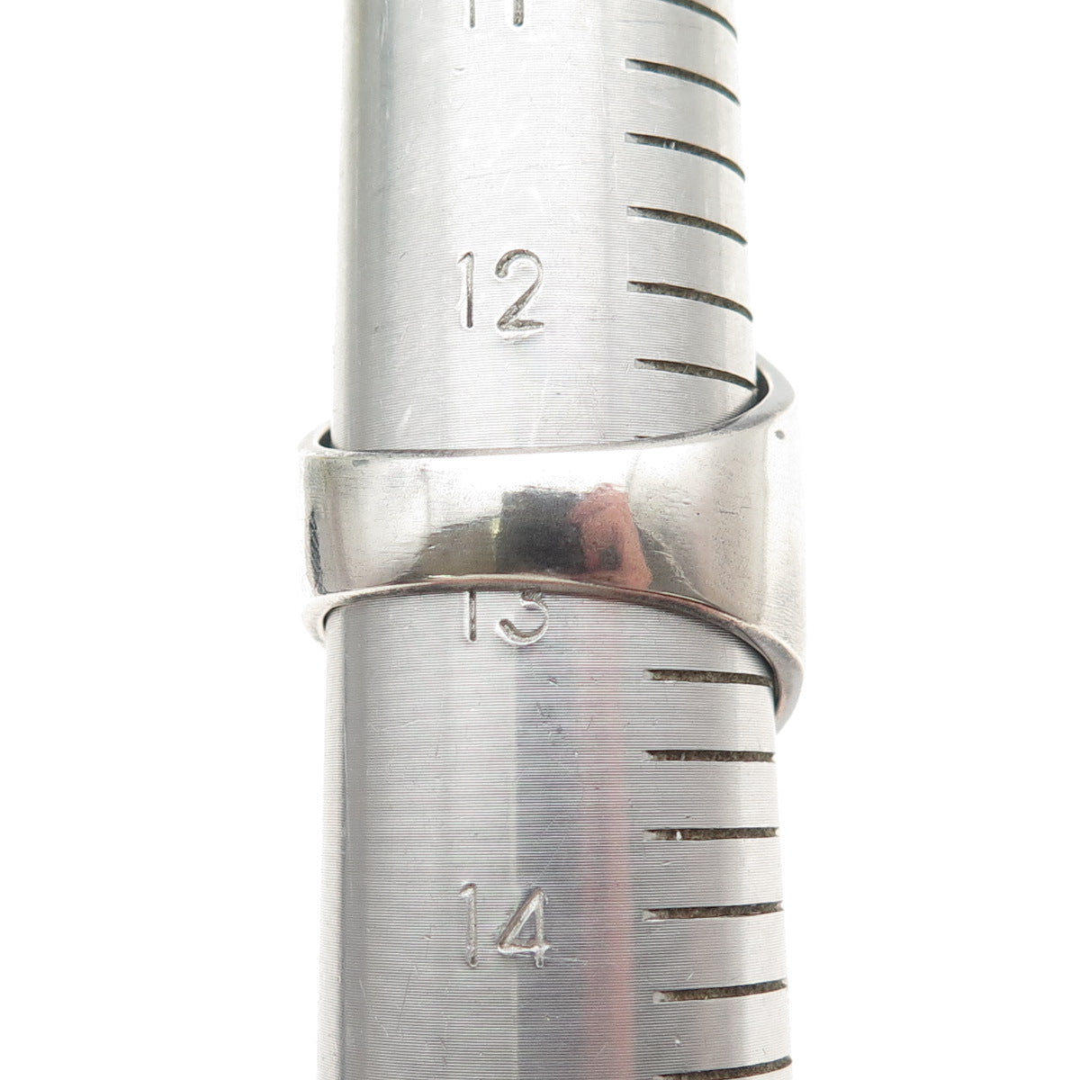 925 Sterling Silver Vintage Mexico Cross Oxidized Ring Size 13