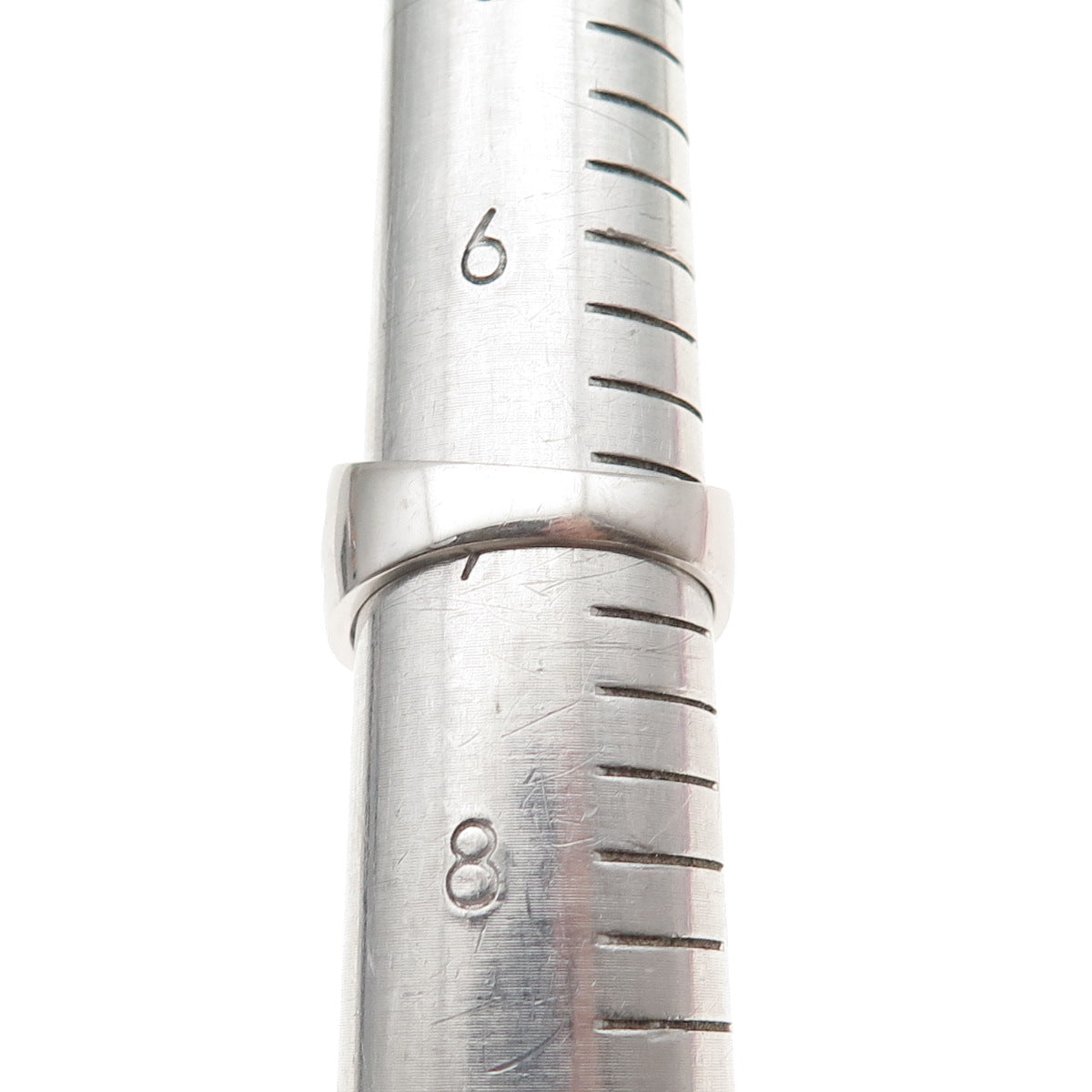 925 Sterling Silver Marquise & Round-Cut C Z Floral Ring Size 7
