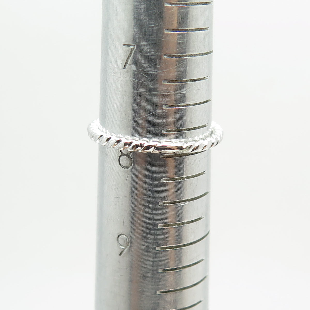 925 Sterling Silver Real Multi-Color Sapphire & White Topaz Teardrop Ring Size 8