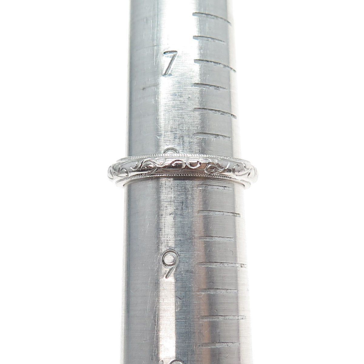 TACORI 925 Sterling Silver Round & Pear-Cut C Z Engagement Ring Size 8.25