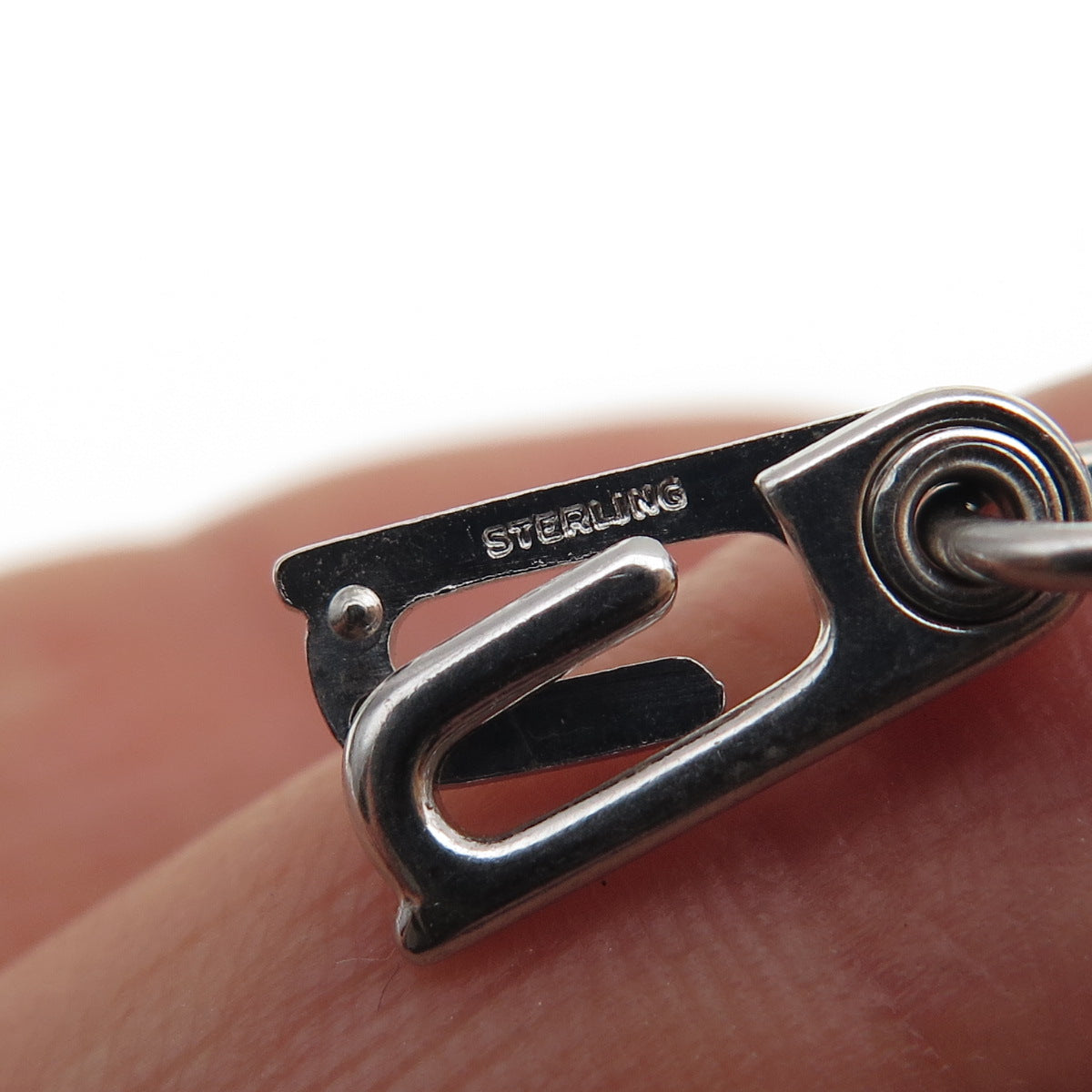 925 Sterling Silver Vintage Curb Link Bracelet 6.75"