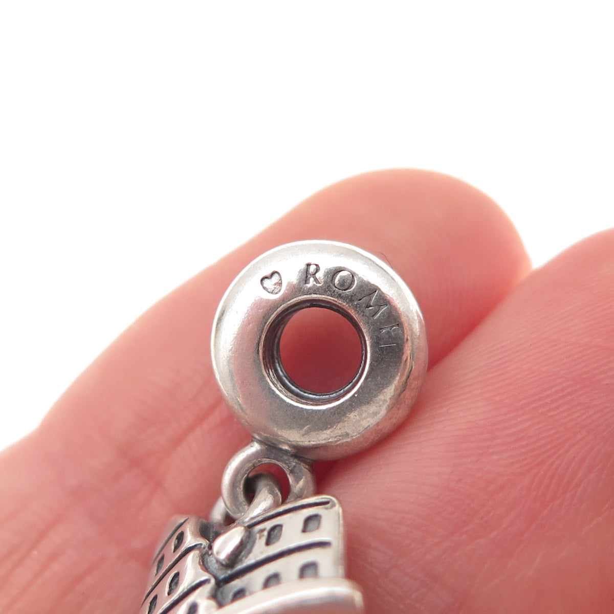 Pandora 925 Sterling Silver Rome Colosseum Dangle Charm