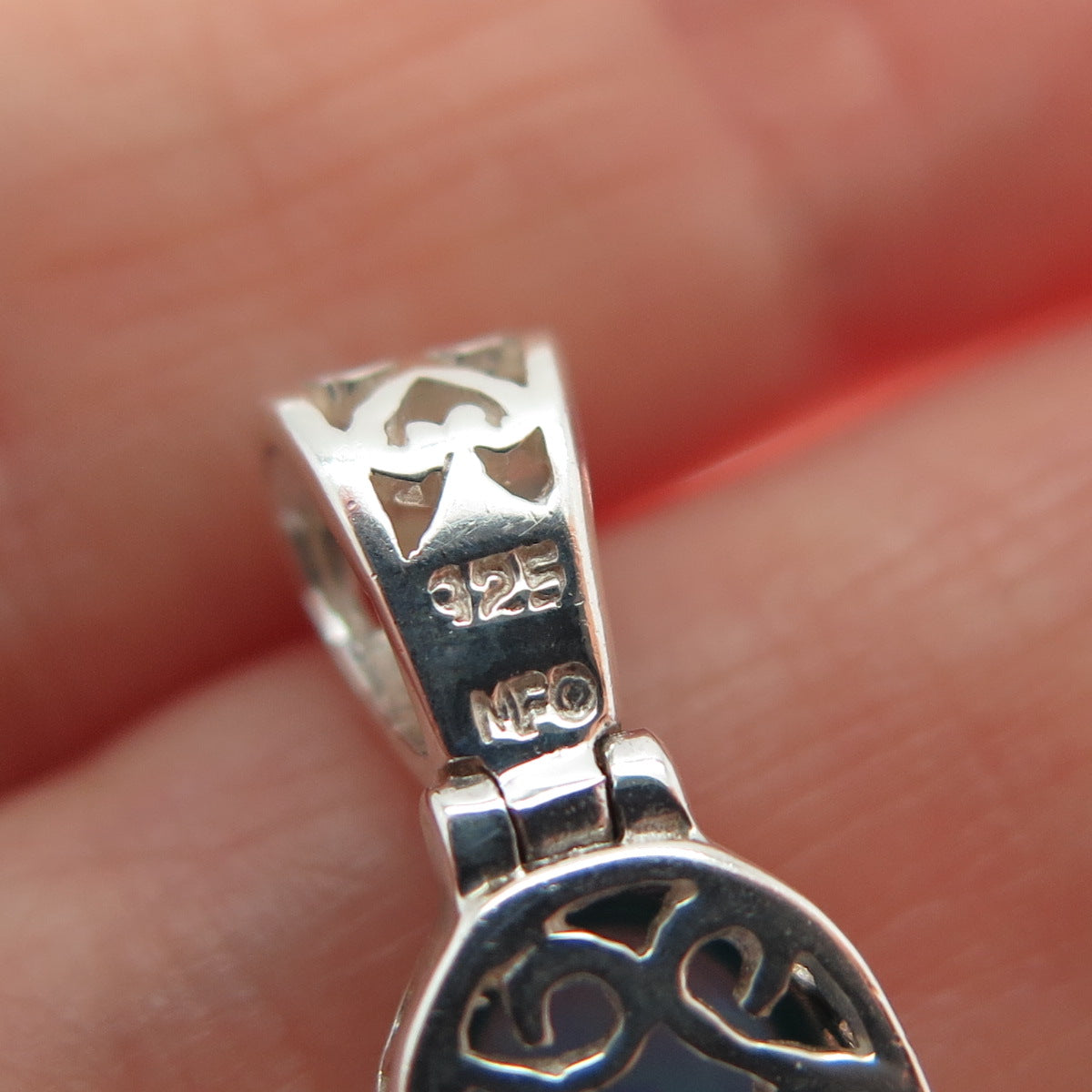 925 Sterling Silver Real Oval-Cut Opal Minimalist Charm Pendant