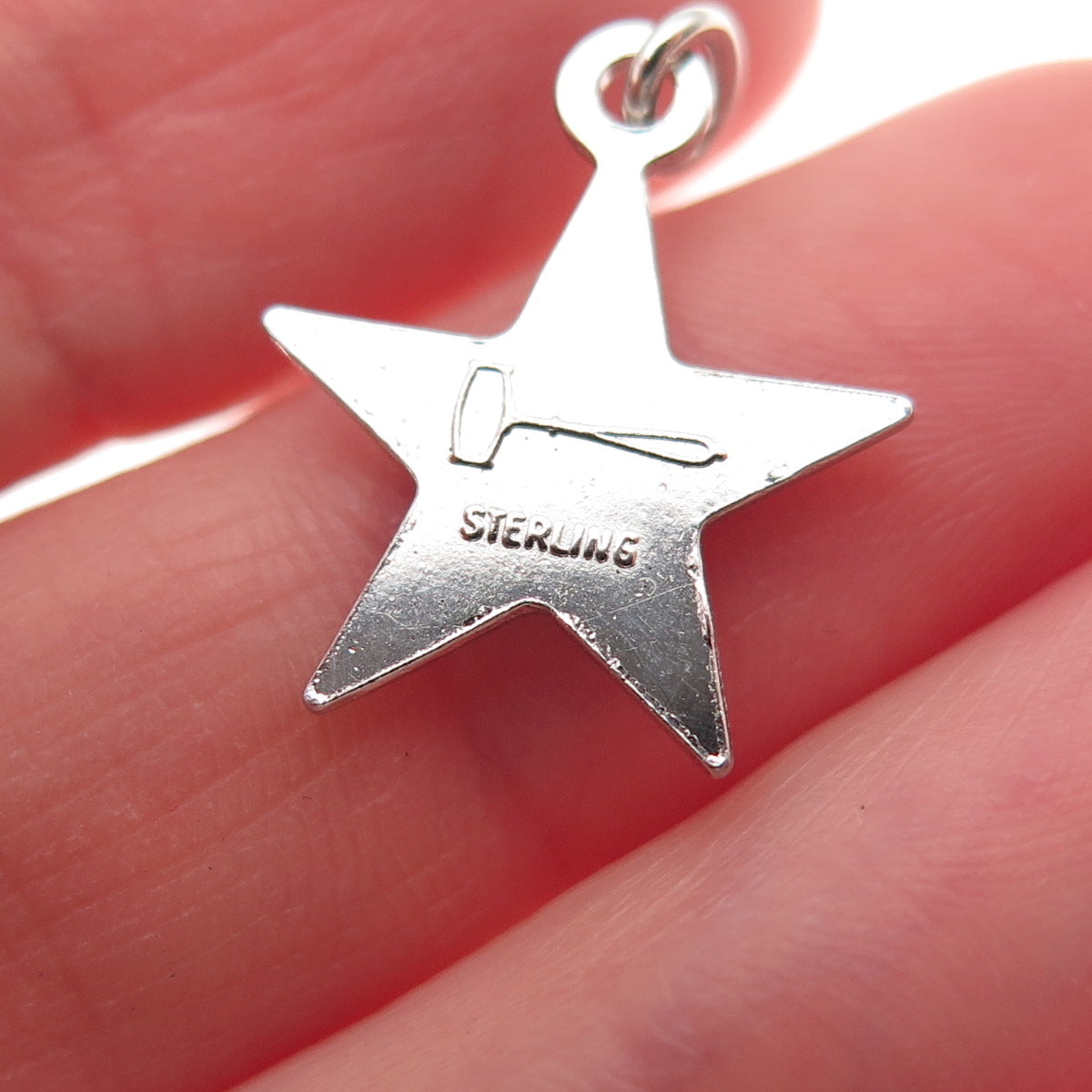 925 Sterling Silver Vintage Beta Sigma Phi Sorority Star Mini Charm Pendant