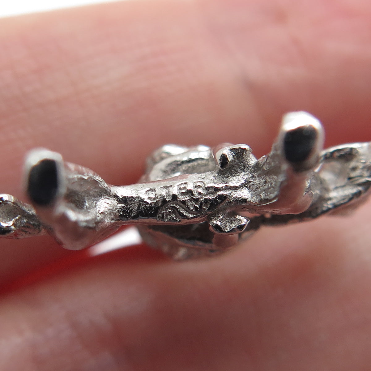 925 Sterling Silver Antique Royal Canadian Mounted Police Horse Mini Pendant